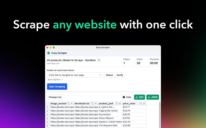 Easy Scraper-免费可视化网页爬虫工具 一键抓取任何网站数据 - 第1张